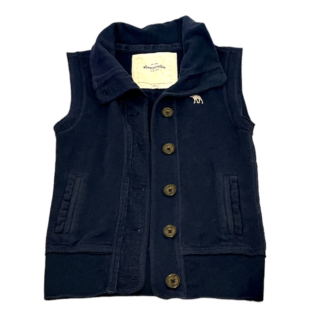 Navy Blue Abercrombie Sweater Vest